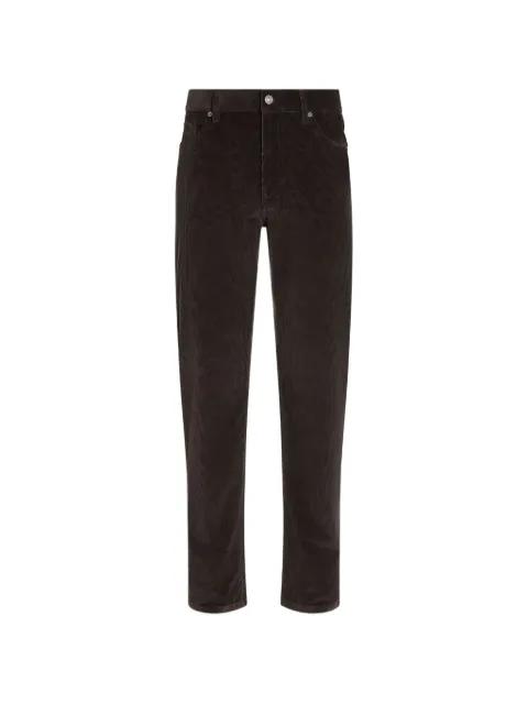 Roccia corduroy straight-leg jeans by ZEGNA