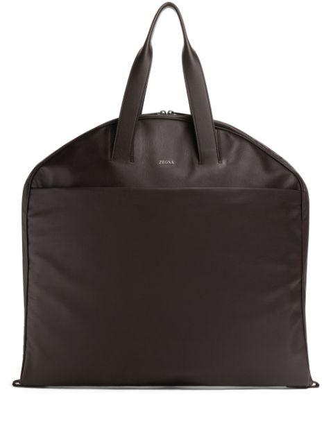 SECONDSKIN leather garment bag by ZEGNA