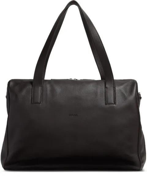 Secondskin leather holdall bag by ZEGNA