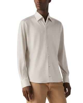 Silk Linen & Cotton Shirt by ZEGNA