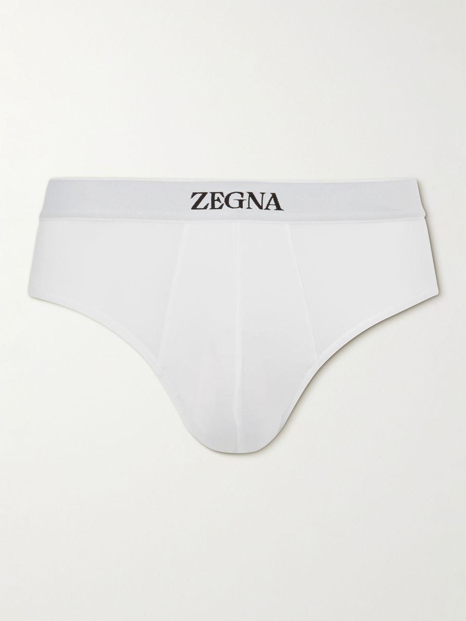 Stretch-Cotton Boxer Briefs by ZEGNA