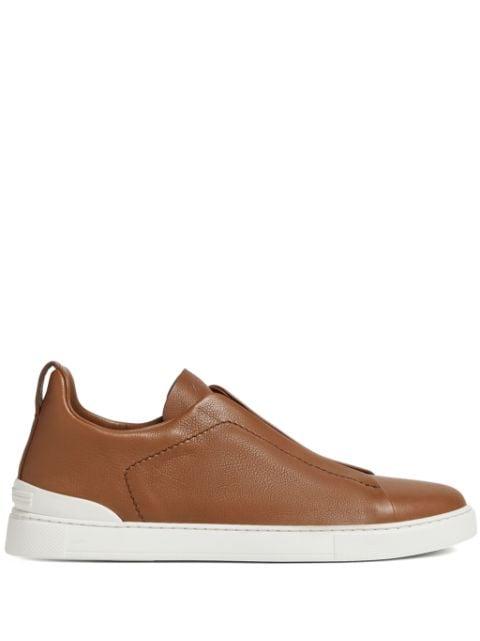 Triple Stitch Secondskin sneakers by ZEGNA