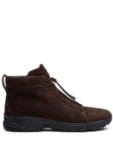Triple Stitch Vetta suede sneakers by ZEGNA