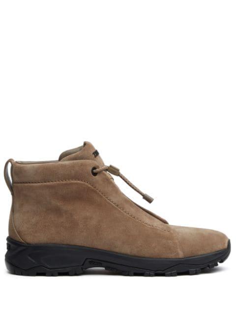 Triple Stitch Vetta suede sneakers by ZEGNA