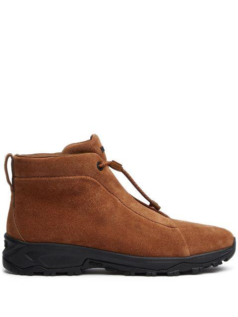 Triple Stitch Vetta suede sneakers by ZEGNA