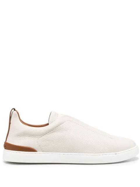 Triple-Stitch low-top sneakers by ZEGNA