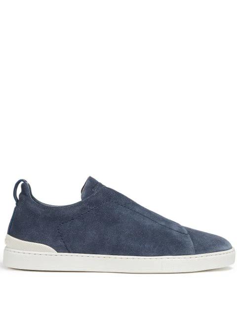 Triple Stitch slip-on sneakers by ZEGNA