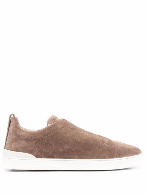 Triple Stitch slip-on sneakers by ZEGNA