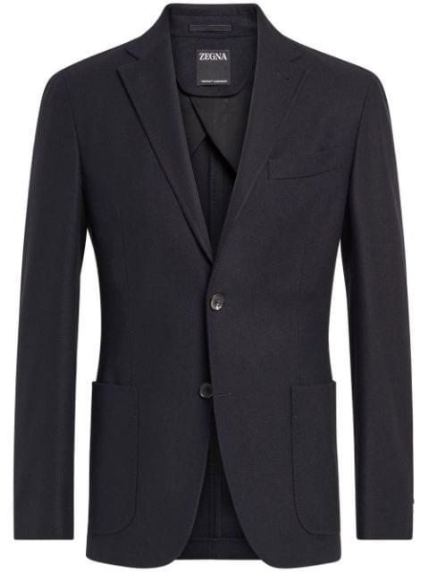 Trofeo single-breasted cashmere jacket by ZEGNA