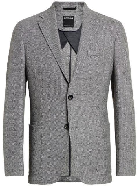 Trofeo single-breasted cashmere jacket by ZEGNA