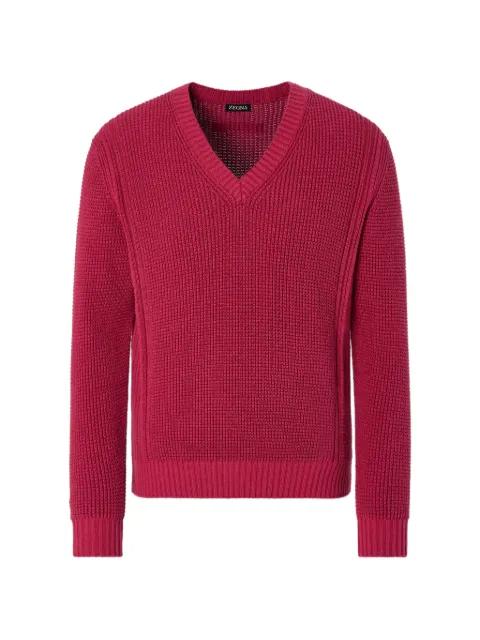 V-neck knitwear by ZEGNA