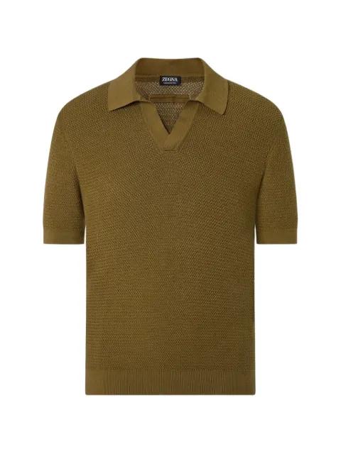 V-neck polo shirt by ZEGNA