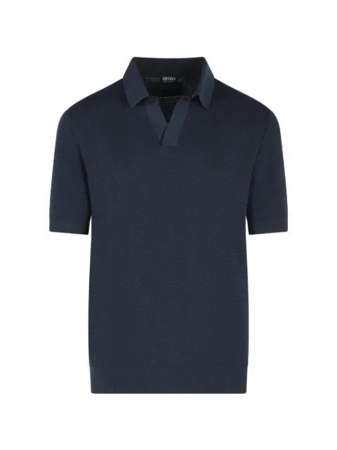 V-neck polo shirt by ZEGNA