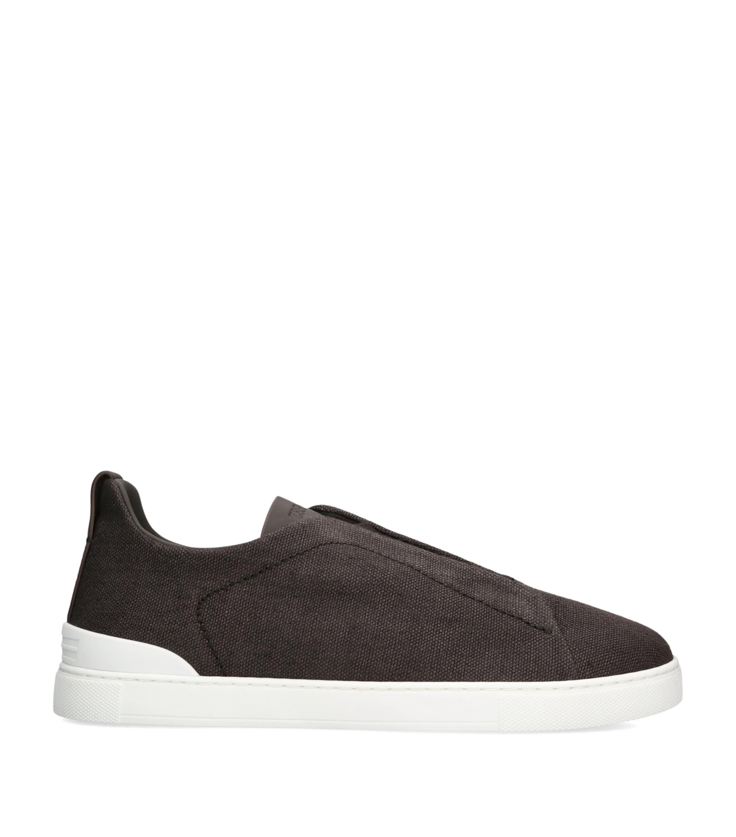 Zegna Canvas Triple Stitch Sneakers by ZEGNA