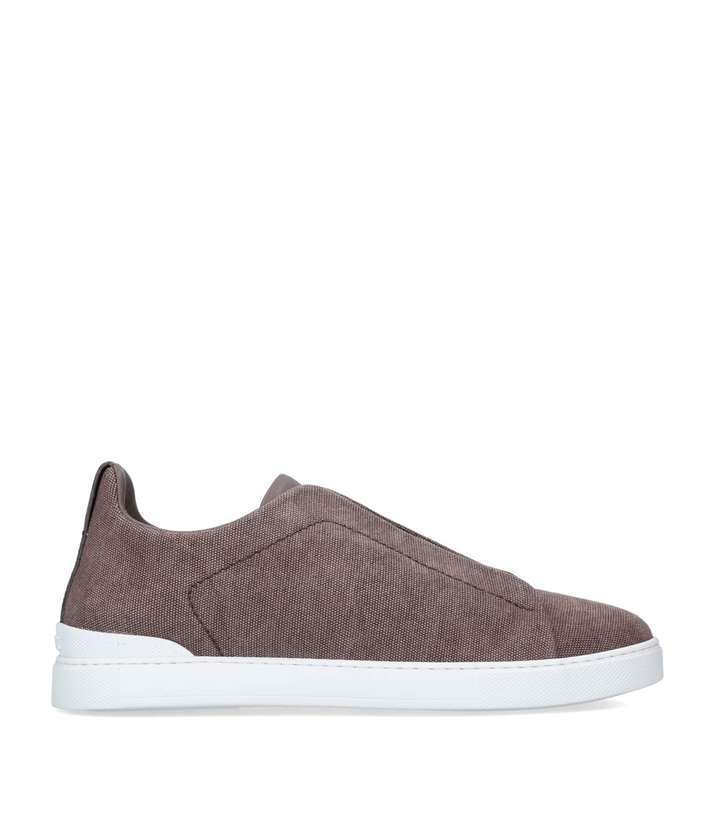 Zegna Canvas Triple Stitch Sneakers by ZEGNA