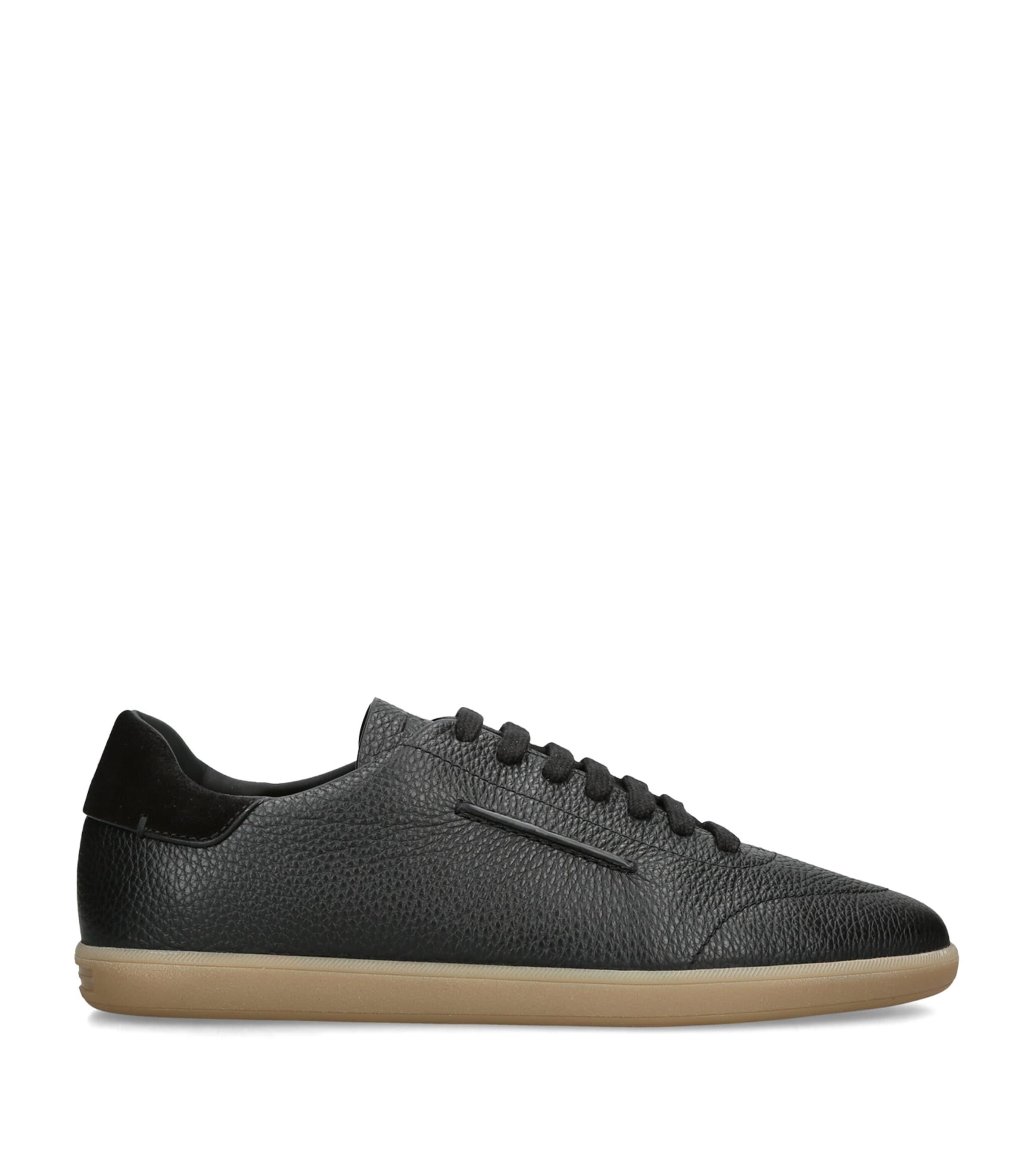 Zegna Grained Leather 232 Sneakers by ZEGNA