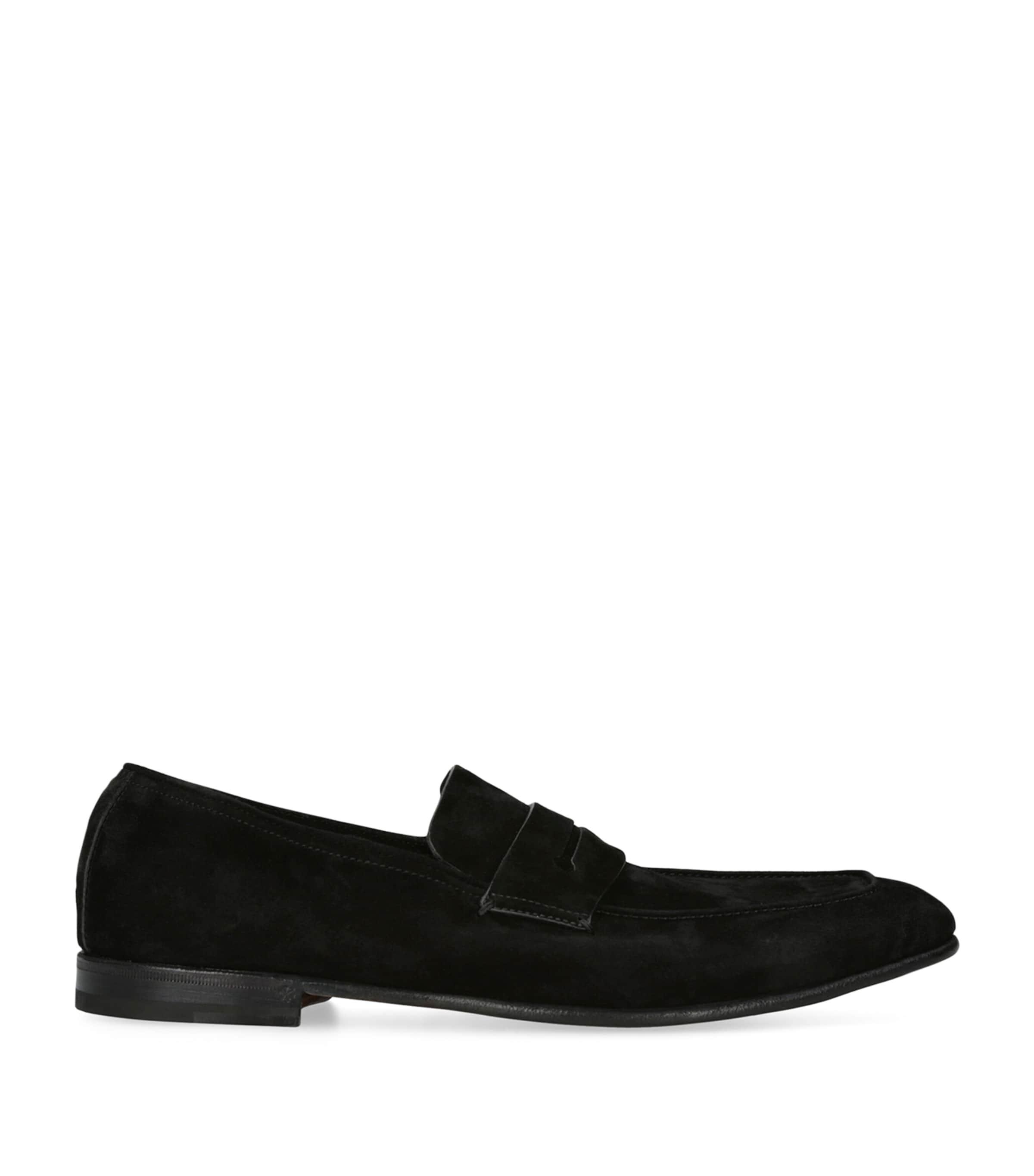 Zegna Suede L'Asola Loafers by ZEGNA