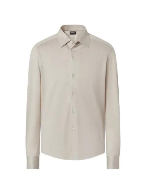 beige shirt by ZEGNA