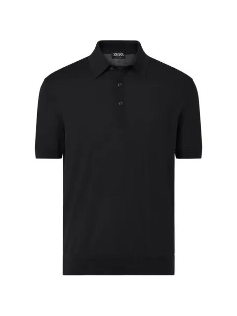 black polo shirt by ZEGNA