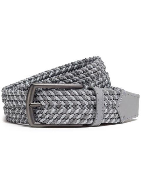 braided canvas belt by ZEGNA