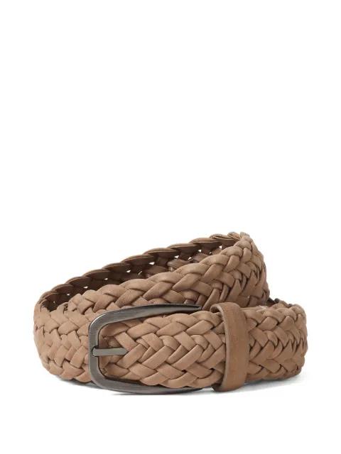 braided nubuck belt by ZEGNA