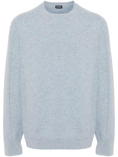 brushed fine-knit jumper by ZEGNA