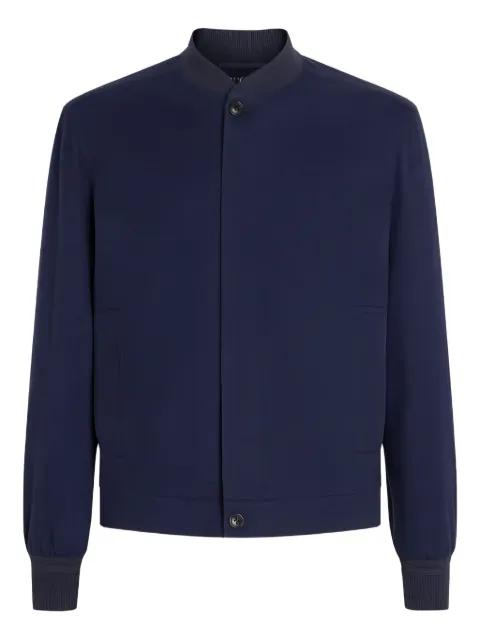 button cashmere coat by ZEGNA