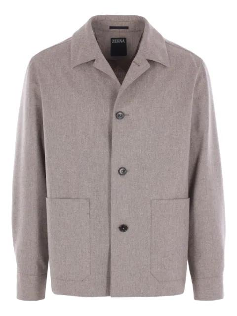 button-fastening patch-pocket jacket by ZEGNA