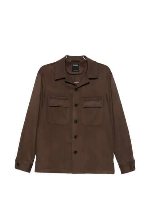 button flap pocket shirt by ZEGNA