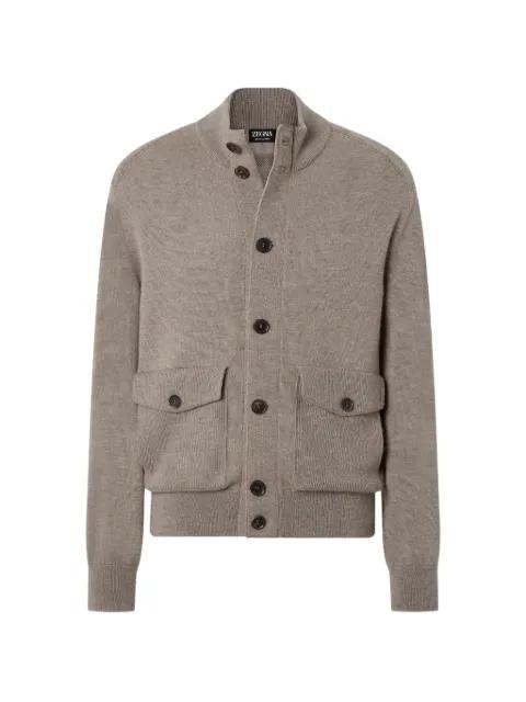 button-up cardigan by ZEGNA