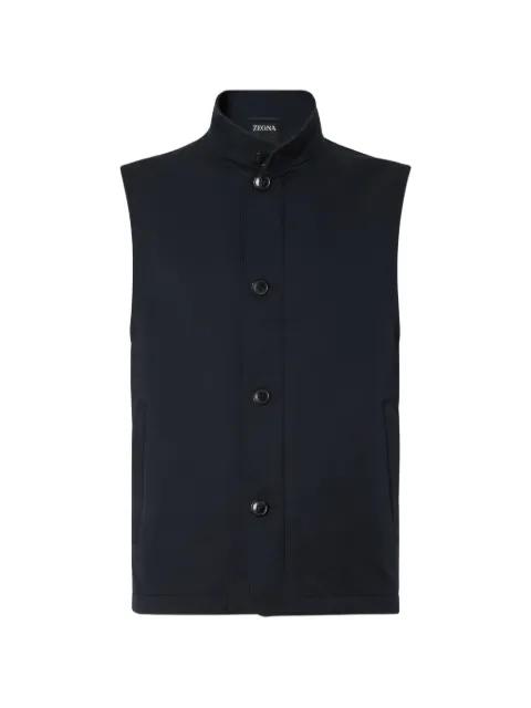 button-up gilet by ZEGNA