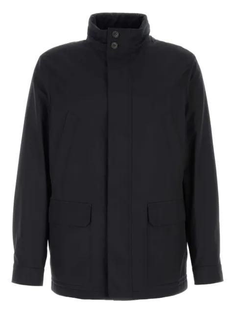 button wool jacket by ZEGNA