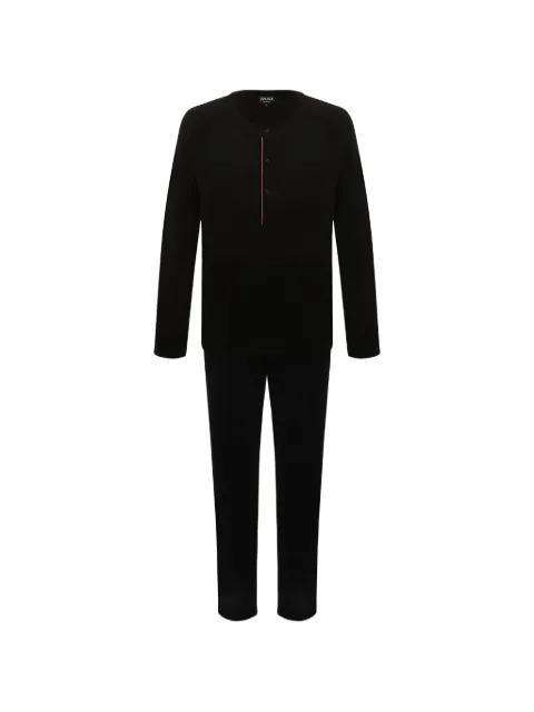buttoned henley pajamas by ZEGNA
