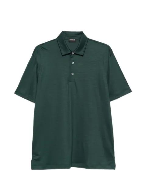 buttoned wool polo shirt by ZEGNA