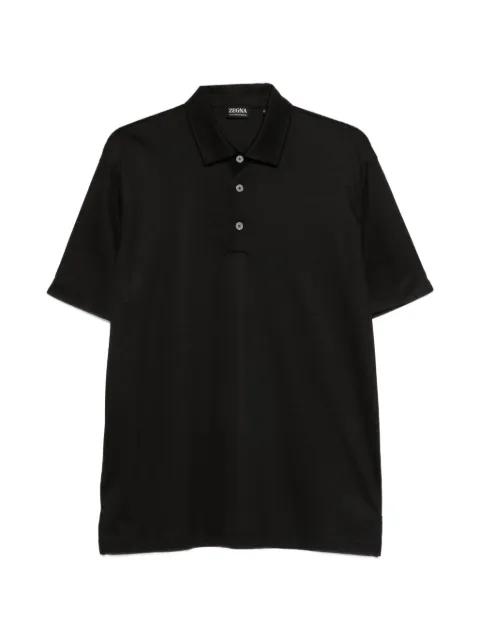 buttoned wool polo shirt by ZEGNA