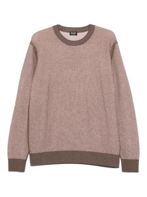 cashmere crew-neck sweater by ZEGNA