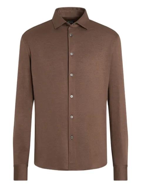 cashmere-silk-blend shirt by ZEGNA