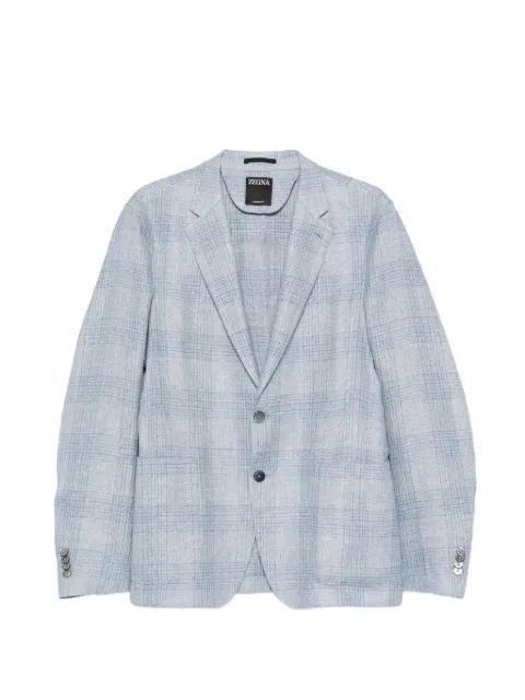 checked blazer by ZEGNA