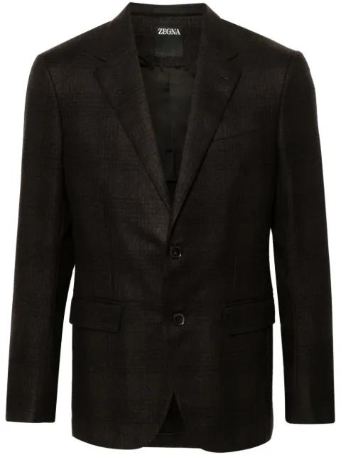 checked blazer by ZEGNA