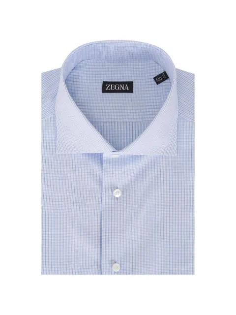 checked-pattern shirt by ZEGNA
