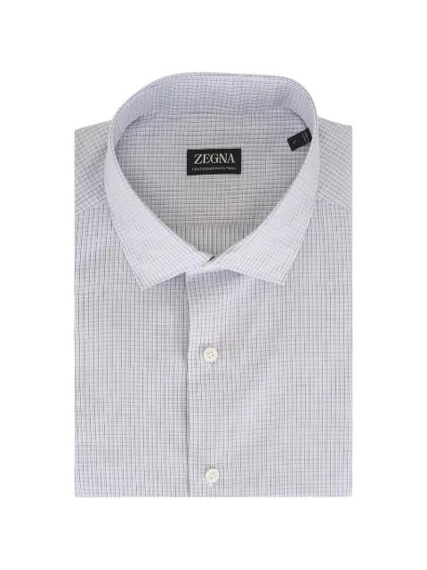checked-pattern shirt by ZEGNA
