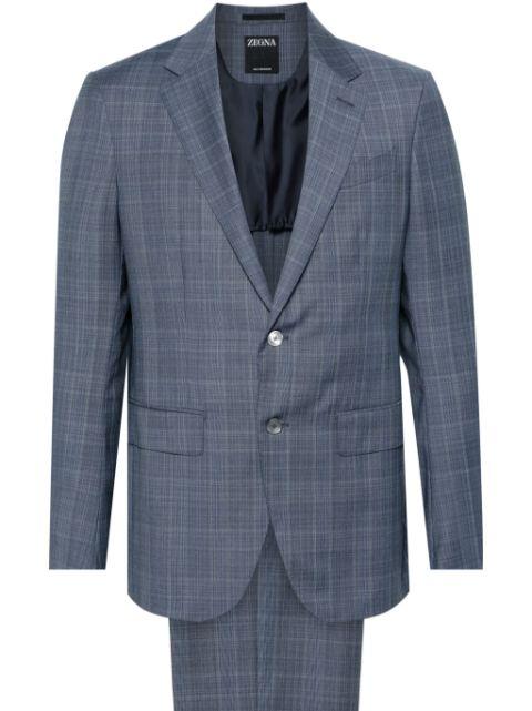 checked single-breasted suit by ZEGNA