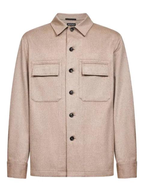 chest-pocket overshirt by ZEGNA