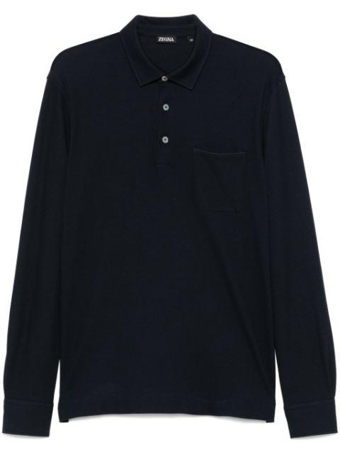 cotton polo shirt by ZEGNA