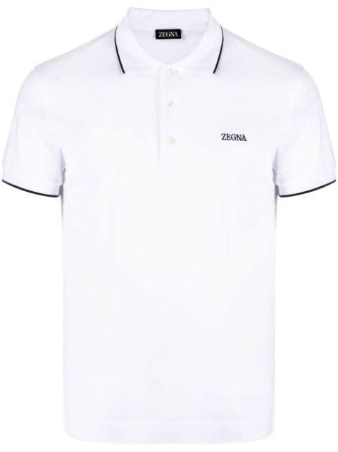 cotton polo shirt by ZEGNA