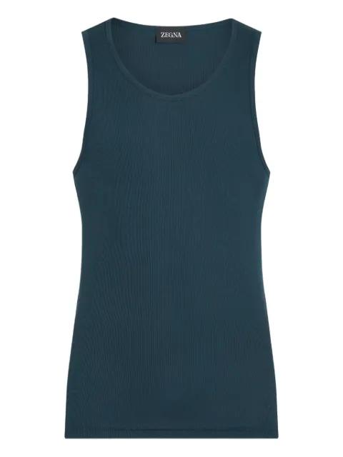 cotton tank top by ZEGNA