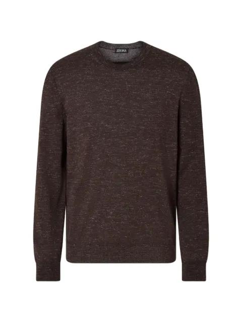 crew-neck cashmere sweater by ZEGNA
