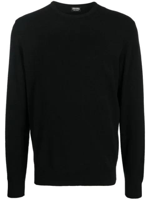 crew neck cashmere sweater by ZEGNA