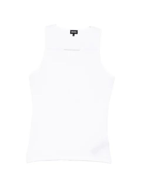 crew-neck tank top by ZEGNA