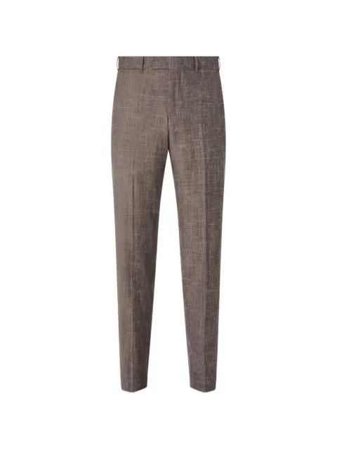 crossover wool trousers by ZEGNA